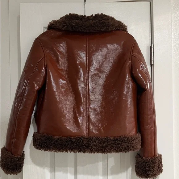 L'Academie Brown Teddy Jacket - Picture 2 of 4